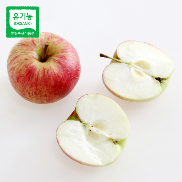 [예약발송/희황농장] 껍질이 씹히지 않는 유기농 사과 (아오리)  1.5Kg