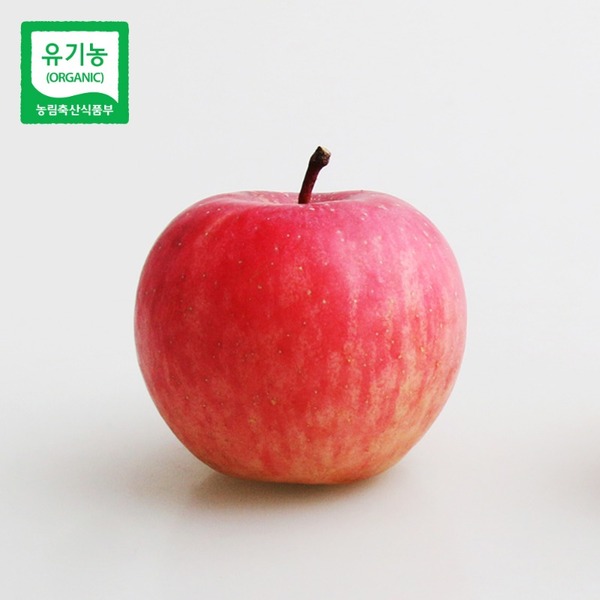 [예약발송10.22발송~/희황농장] 껍질이 씹히지 않는 유기농 사과 (홍추)  1.5Kg